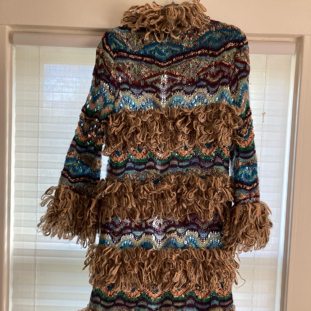 Vintage Missoni Knit maxi cardigan. Size 40
